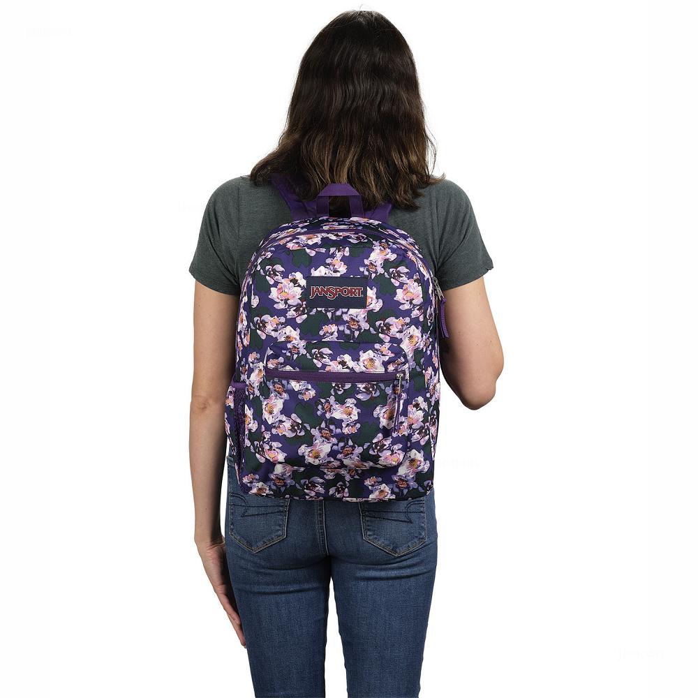 Sac à Dos Scolaire JanSport CROSS TOWN Violette | TPL-54303913